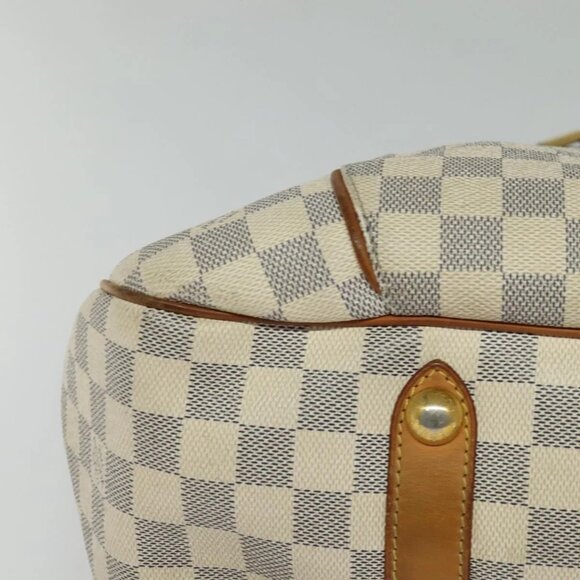LOUIS VUITTON Damier Azur Galliera PM Shoulder Bag N55215 LV Auth 121403 - Picture 4 of 16